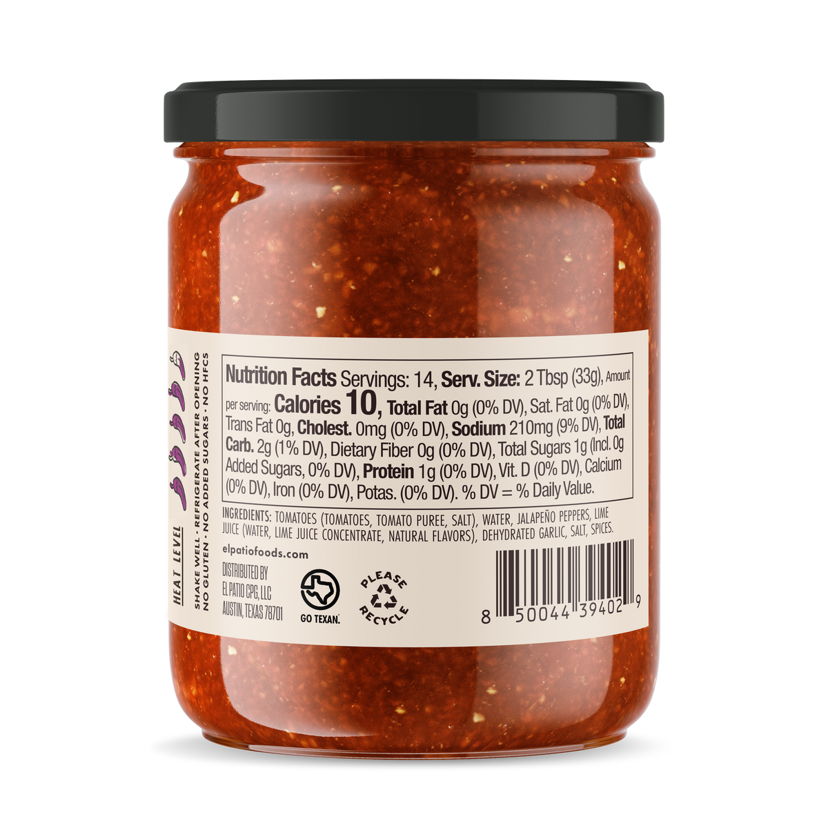 Habanero Salsa El Patio Foods